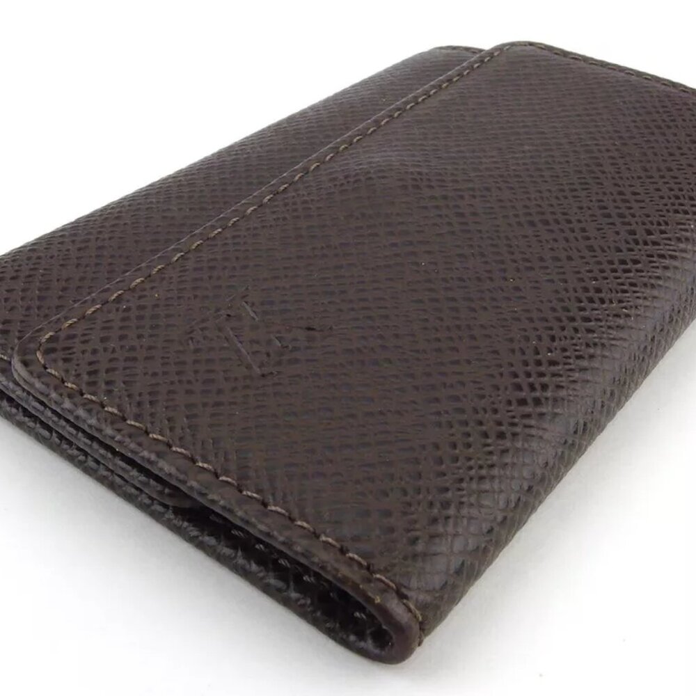 Louis Vuitton key case Taiga Taiga Leather Authentic used T17630 - Picture 4 of 8